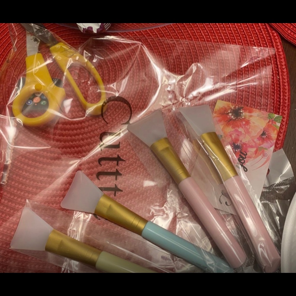 4pcs Silicone Face Mask Brushes